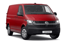 Van Hire Bury - Red VW Transporter Automatic - Van hire Bury