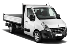 Van Hire Bury - White 3.5 Tonne Folkestone Tipper Transit - Van hire Bury
