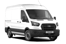 Van Hire Bury - White Ford Transit Medium Wheel Base - Van hire Bury
